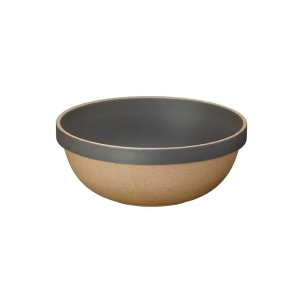 Hasami Porcelain Geschirr^Mid tiefe Schüssel, 185 mm, schwarz