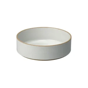Hasami Porcelain Geschirr^Schale, 185 mm, glänzend grau