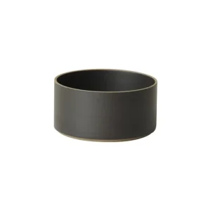 Hasami Porcelain Geschirr^Tall Schale, 145 mm, schwarz
