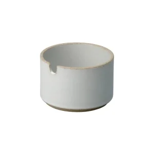 Hasami Porcelain Geschirr^Zuckerdose, 85 mm, glänzend grau