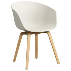Fogia Sitzgelegenheiten-HAY About A Chair AAC22, Melange Cream 2.0 - Eiche lackiert