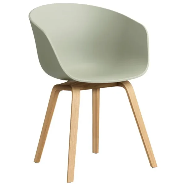 HAY Sitzgelegenheiten-About A Chair AAC22, Pastellgrün 2.0 - Eiche lackiert
