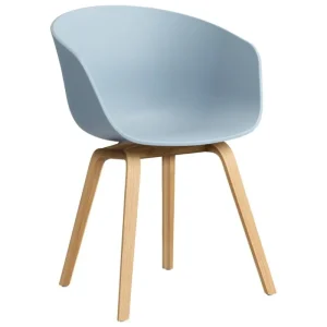 Fogia Sitzgelegenheiten-HAY About A Chair AAC22, Schieferblau 2.0 - Eiche lackiert