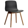 Tolix Sitzgelegenheiten-HAY About a Chair AAC12, schwarz 2.0 - Nussbaum lackiert