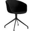 HAY Bürostühle | Sitzgelegenheiten^About A Chair AAC21, schwarz - Steelcut 190
