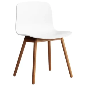 Lepo Product Sitzgelegenheiten-HAY About A Chair AAC12, Weiß 2.0 - Walnuss lackiert