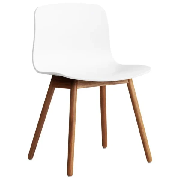 Lepo Product Sitzgelegenheiten-HAY About A Chair AAC12, Weiß 2.0 - Walnuss lackiert