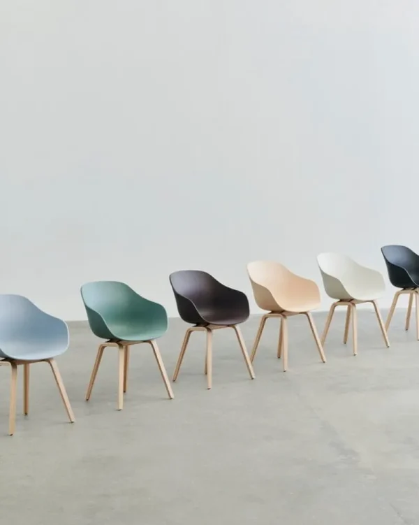 Fogia Sitzgelegenheiten-HAY About A Chair AAC22, Weiß 2.0 - Eiche lackiert