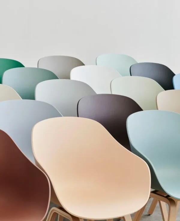 Fogia Sitzgelegenheiten-HAY About A Chair AAC22, Weiß 2.0 - Eiche lackiert