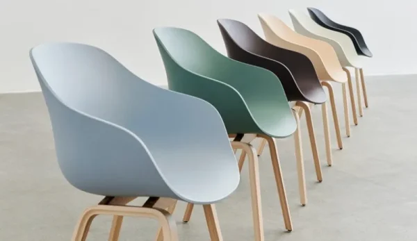 Fogia Sitzgelegenheiten-HAY About A Chair AAC22, Weiß 2.0 - Eiche lackiert