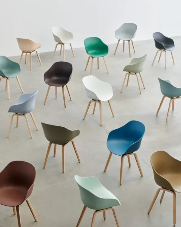 Fogia Sitzgelegenheiten-HAY About A Chair AAC22, Weiß 2.0 - Eiche lackiert