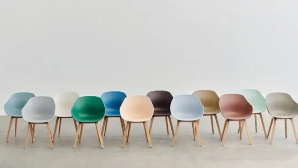 Fogia Sitzgelegenheiten-HAY About A Chair AAC22, Weiß 2.0 - Eiche lackiert
