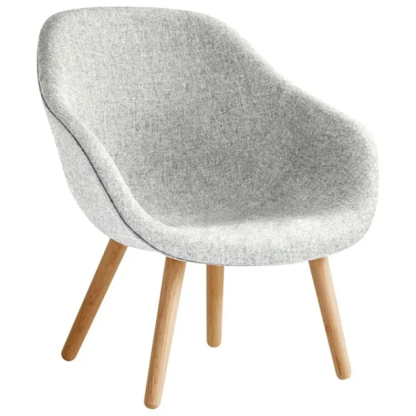 Normann Copenhagen Sitzgelegenheiten-HAY About A Lounge Chair AAL82, lackierte Eiche/Hallingdal 130