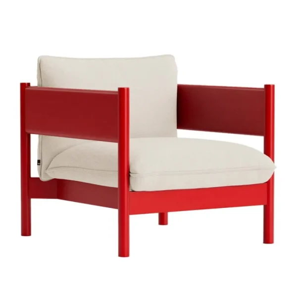 Form & Refine Sitzgelegenheiten-HAY Arbour Club armchair, wine red beech - Vidar 1511