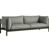 HAY Sofas Und Liegen-Arbour Eco 3 Sitzer, Atlas 931 – Buche Flaschengrün lackiert