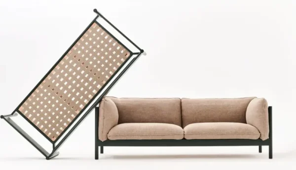 Interface Sofas Und Liegen-HAY Arbour Eco 2-Sitzer-Sofa, Vidar 472 – Buche, Schwarz