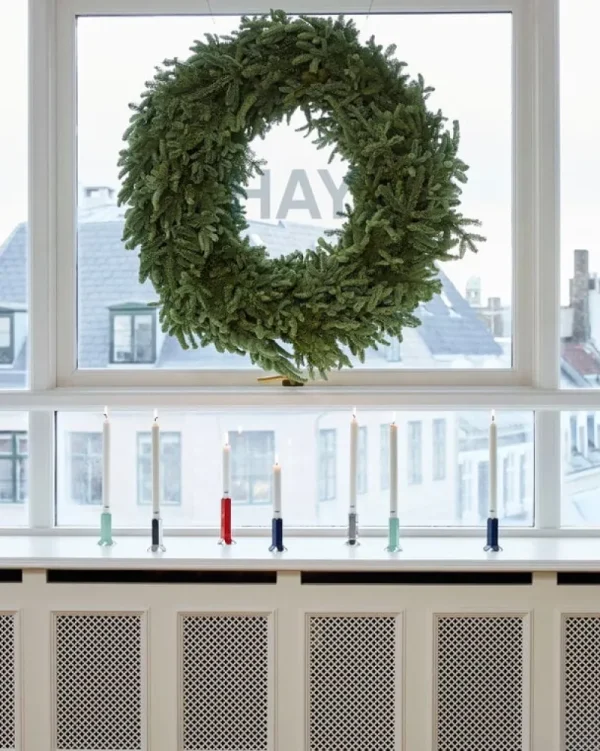 Audo Copenhagen Kerzen Und Kerzenhalter-HAY Arcs Kerzenhalter, S, Dunkelblau