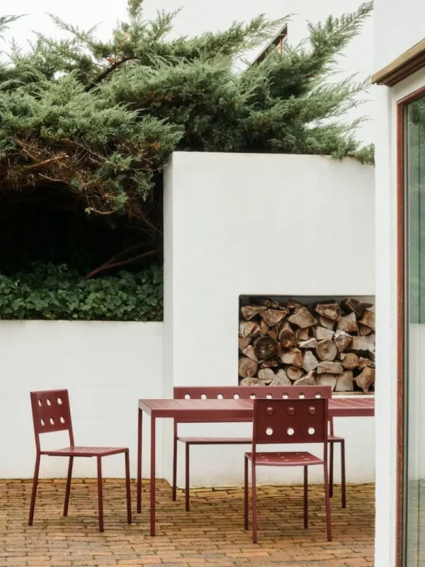 HAY Terrassenmöbel | Sitzgelegenheiten^Balcony Dining-Stuhl, Eisenrot