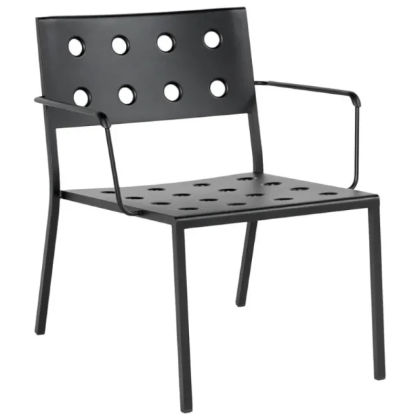 HAY Terrassenmöbel | Sitzgelegenheiten^Balcony Lounge-Armlehnstuhl, Anthrazit