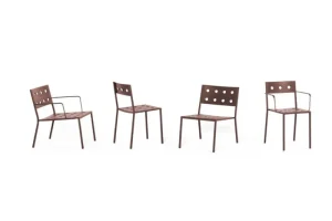 HAY Terrassenmöbel | Sitzgelegenheiten^Balcony Lounge-Armlehnstuhl, Rostrot