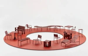 HAY Terrassenmöbel | Sitzgelegenheiten^Balcony Loungestuhl, Rostrot