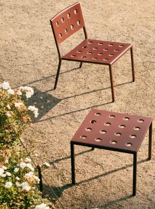 HAY Terrassenmöbel | Sitzgelegenheiten^Balcony Loungestuhl, Rostrot