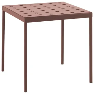 HAY Terrassenmöbel | Tische^Balcony Tisch, 75 x 76 cm, Eisenrot