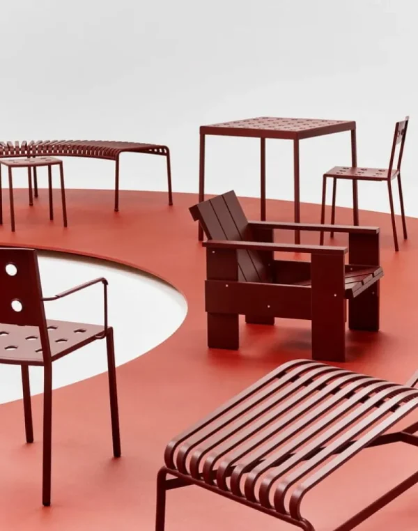 HAY Terrassenmöbel | Tische^Balcony Tisch, 75 x 76 cm, Eisenrot