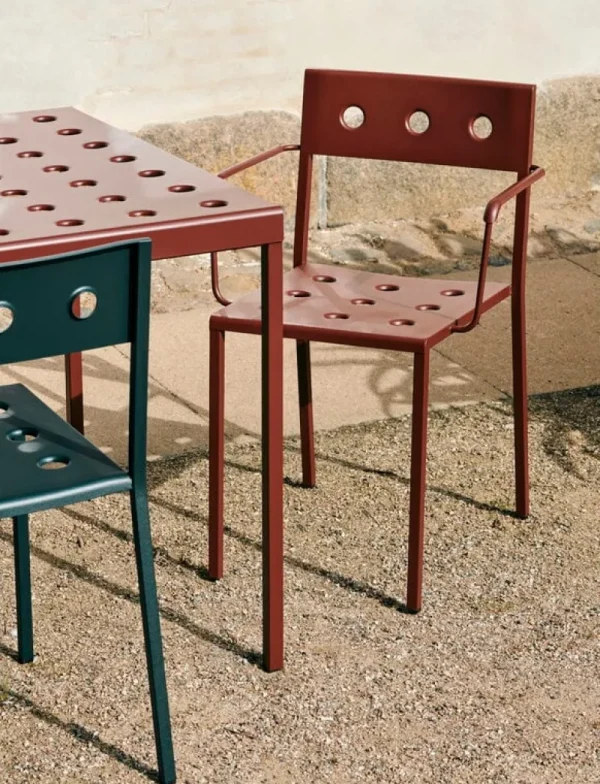 HAY Terrassenmöbel | Tische^Balcony Tisch, 75 x 76 cm, Eisenrot