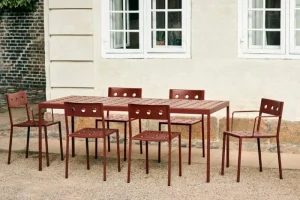 HAY Terrassenmöbel | Tische^Balcony Tisch, 190 x 87 cm, Eisenrot