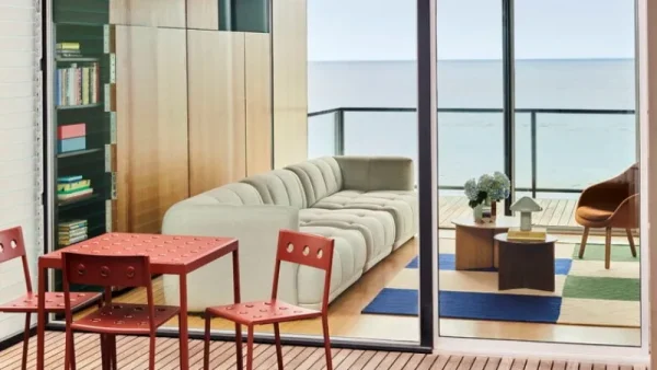 HAY Terrassenmöbel | Tische^Balcony Tisch, 75 x 76 cm, Eisenrot
