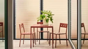 HAY Terrassenmöbel | Tische^Balcony Tisch, 75 x 76 cm, Eisenrot