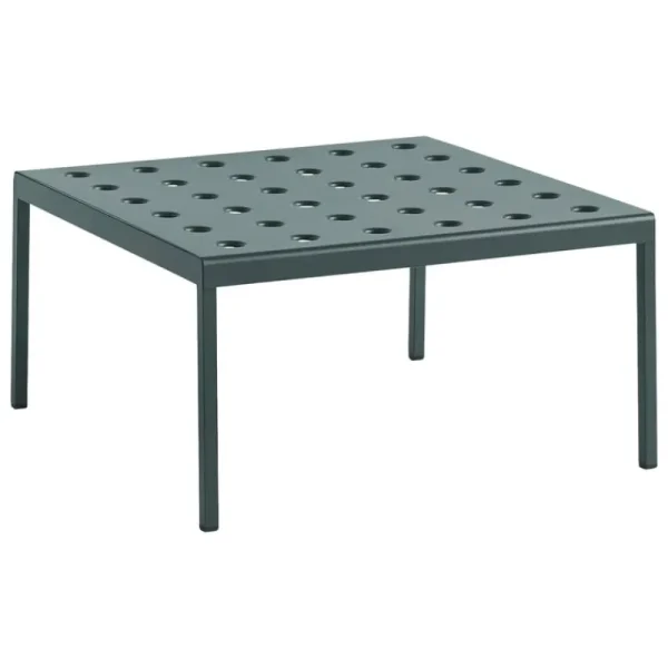 HAY Terrassenmöbel^Balcony Tisch, niedrig, 75 x 76 cm, Dunkelgrün