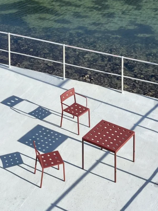 HAY Terrassenmöbel | Tische^Balcony Tisch, niedrig, 50 x 51,5 cm, Eisenrot