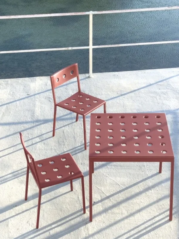 HAY Terrassenmöbel | Tische^Balcony Tisch, niedrig, 50 x 51,5 cm, Eisenrot