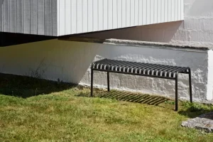HAY Terrassenmöbel^Bank Palissade, anthrazit