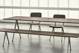 Fatboy Sitzgelegenheiten-HAY Bank Pyramid 12, beige – Eiche geräuchert