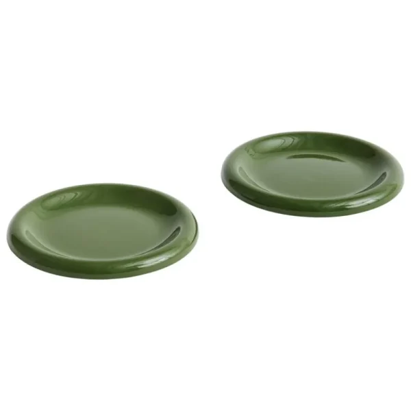 HAY Geschirr^Barro Teller, 2er-Set, 18 cm, Grün