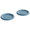 HAY Geschirr^Barro Teller, 2er-Set, 18 cm, Dunkelblau