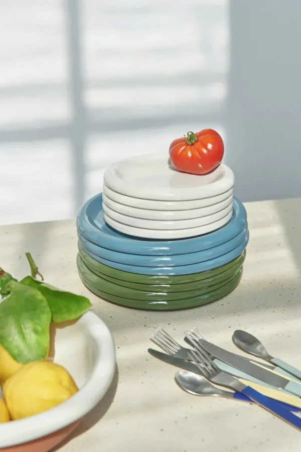 HAY Geschirr^Barro Teller, 2er-Set, 24 cm, Grün
