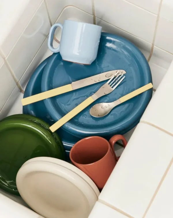 HAY Geschirr^Barro Teller, 2er-Set, 18 cm, Grün