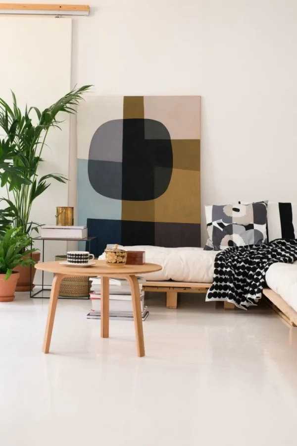 &Tradition Tische-HAY Bella Couchtisch, 60 cm, hoch, geölte Eiche