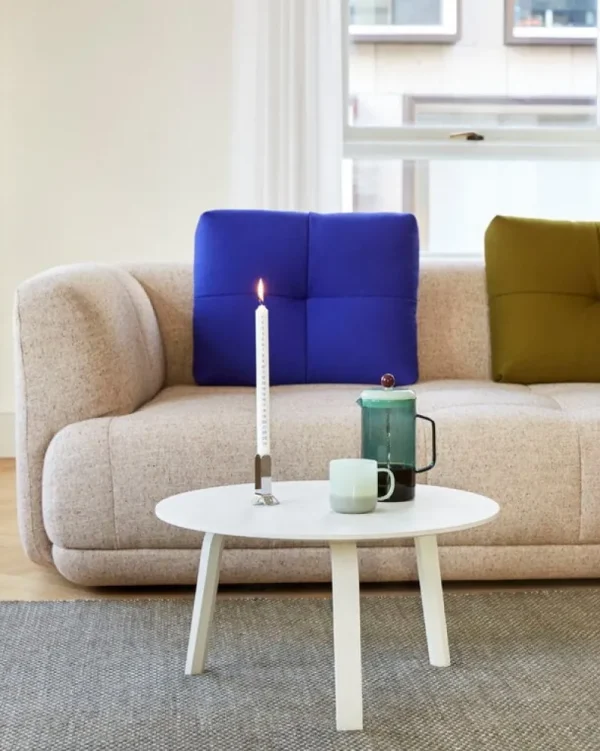 HAY Tische-Bella Couchtisch 60 cm, niedrig, Weiß