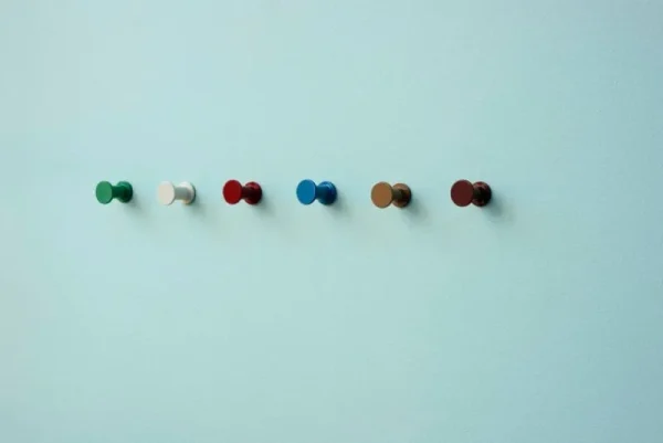 HAY Garderoben Und Kleiderbügel^Bolt Hook Set, 2 Stück, Dunkelbraun