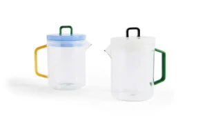 HAY Karaffen Und Krüge^Brew Kanne, klar - Jade-Hellblau