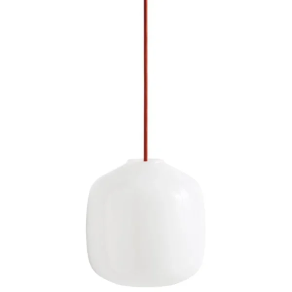 Stilnovo Deckenleuchten-HAY Buoy 200 Pendelleuchte, rostrotes Kabel
