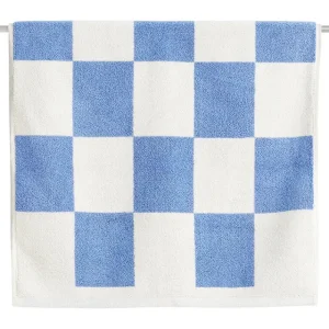 HAY Badezimmertextilien^Check Badematte, 50 x 90 cm, Himmelblau