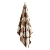 Kinder HAY Textilien Für Kinder | Badezimmertextilien^Check Badetuch, 70 x 136 cm, Cappuccino