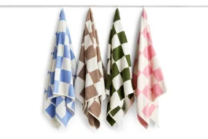 Kinder HAY Textilien Für Kinder | Badezimmertextilien^Check Badetuch, 70 x 136 cm, Himmelblau