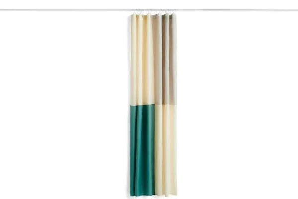 HAY Badezimmertextilien^Check Duschvorhangringe, 12er-Set, Chrom